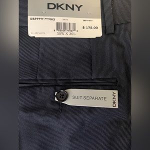 New! DKNY mens suit pants  30W x 30 L